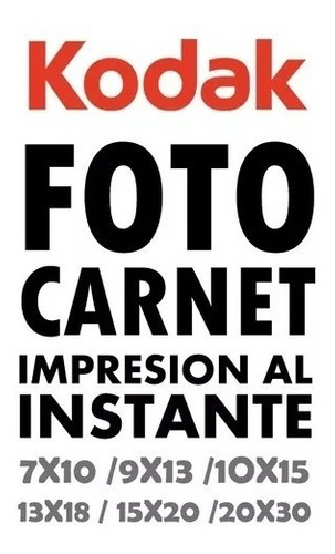Fotos Carnet 5x5 O Digital 600x600 Px. Zona Belgrano