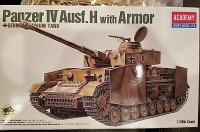 German Tank Panzer Iv H With Armor 1/35 Marca Academy