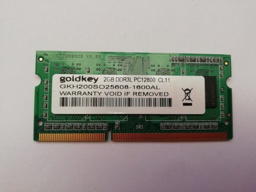 Memoria Goldkey 2gb Ddr3l Pc