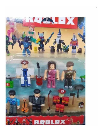 Muñecos Roblox X 6 C/ Accesorios En Blister