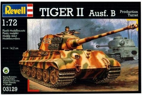 Tanque Tiger Ii Ausf.b Production Turret 1/72 Revell