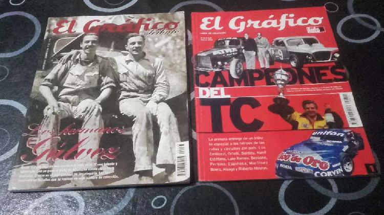 2 Revistas El Gráfico. "Campeones de TC" y "Los Hermanos