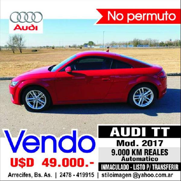 AUDI TT - Automatico - Mod 2017 - Km. 9.000 - Excelente