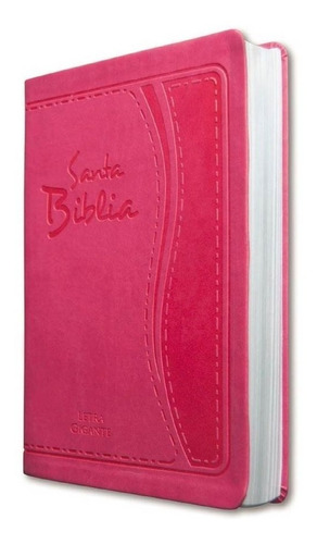 Biblia Letra Gigante Tapa Blanda Rosa Reina Valera 