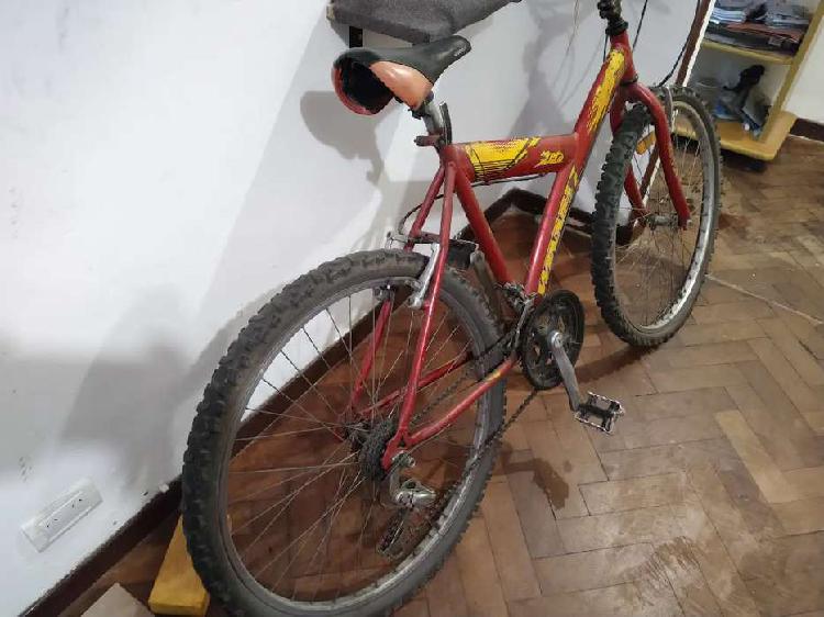 Bicicleta con cambios