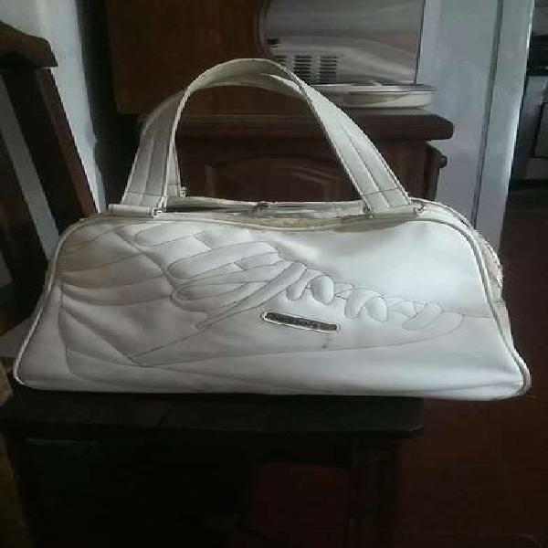 Bolso Reebok. Mujer. Usado. Color Blanco