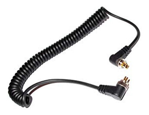 Cable Pc Syncro - Syncro 30cm Con Rosca P/ Flash Radio 100cm