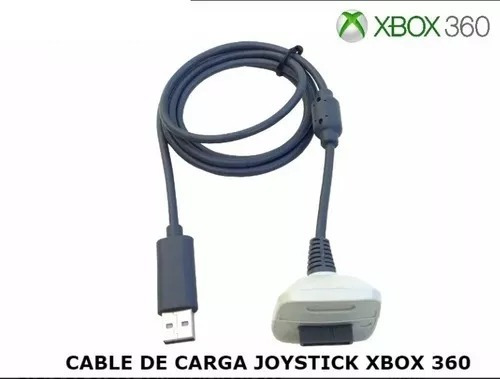 Cable Usb Carga Y Juega Para Joystick Wireless Xbox 360