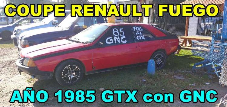 Coupe Renault FUEGO año 1985 con GNC