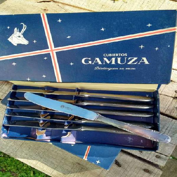 Cuchillos Gamuza (x6 unidades). NUEVOS!!