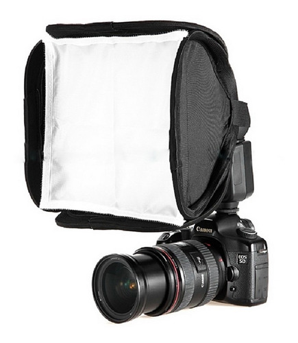 Difusor Para Flash Cuadrado 23x23cm Nikon Canon Yongnuo