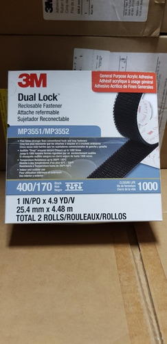 Dual Lock 3m Pack De 25.4mm X 4.5m
