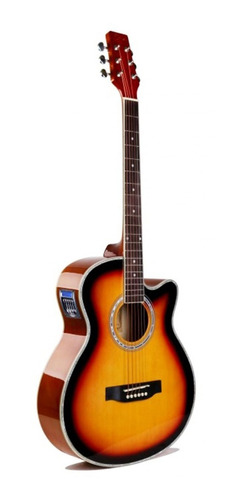 Guitarra Electroacustica Texas Ag60 Lc 5 3ts Con Afinador