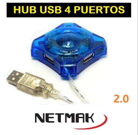 HUB USB 4 Puertos NETMAK