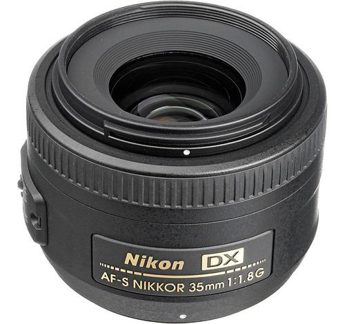 Lente Nikon Af S Dx 35mm F/1.8g Reflex Angular Camara Foto