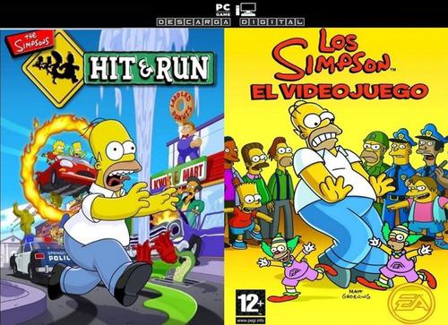 Los Simpson Hit And Run + El Videojuego Pc Digital