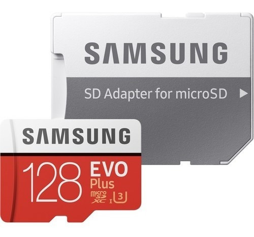 Memoria Micro Sd Samsung Evo Plus 128 Gb C10 4k U3 R100 W90