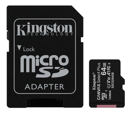Memoria Micro Sd Xc 64 Gb Kingston Clase 10 Tienda 1