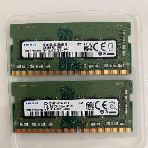 Memoria RAM DDR4 Samsung Notebook - 2 x 8 GB