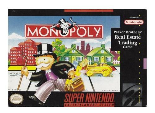Monopoly Juego Usado Garantia Super Nintendo Snes Vdgmrs