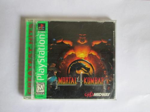 Mortal Kombat 4 - Ps One- Original - (martinez)