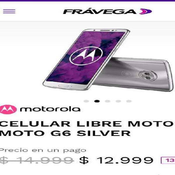 Motorola Moto G 6 Libre Solo Vendo