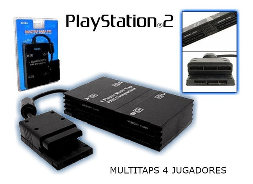 Multitap Playstation 2 Juega Con 4 Amigos Nuevos En Blister