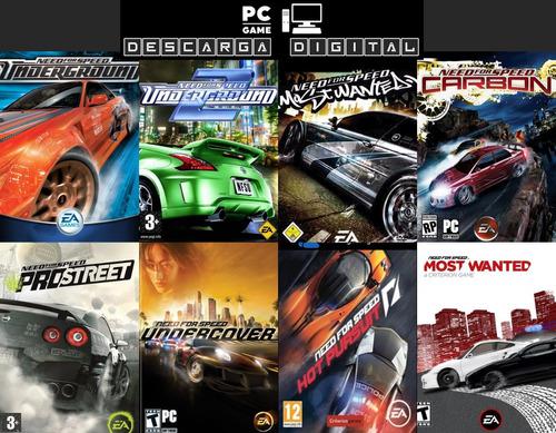 Need For Speed (8 Juegos) Digital Entrega Inmediata