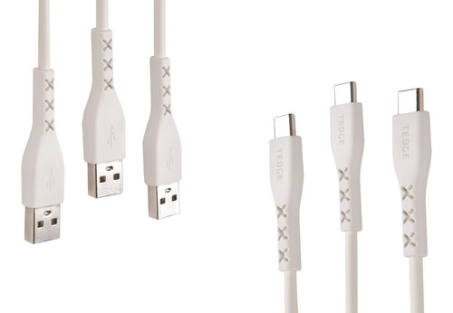 Pack 3 Cables Usb Tipo C Tedge