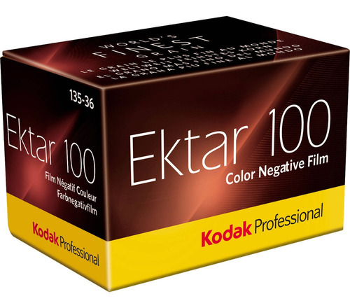 Película Kodak Negativa Color Ektar 100asa 35mm X36