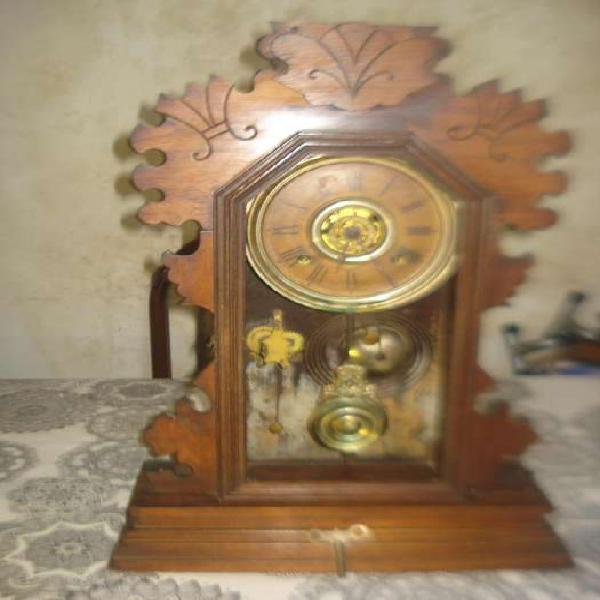 Reloj Pared Pendulo Antiguo Raro A Revisar No Envio