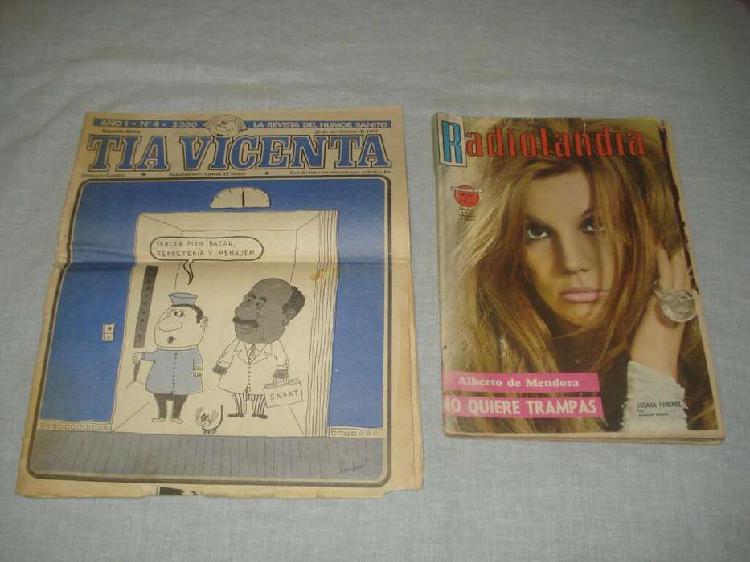 Revistas Antiguas Tia Vicenta Y Radiolandia