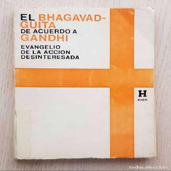 Se vende libro "El Bhagavad- Guita de acuerdo a Gandhi"
