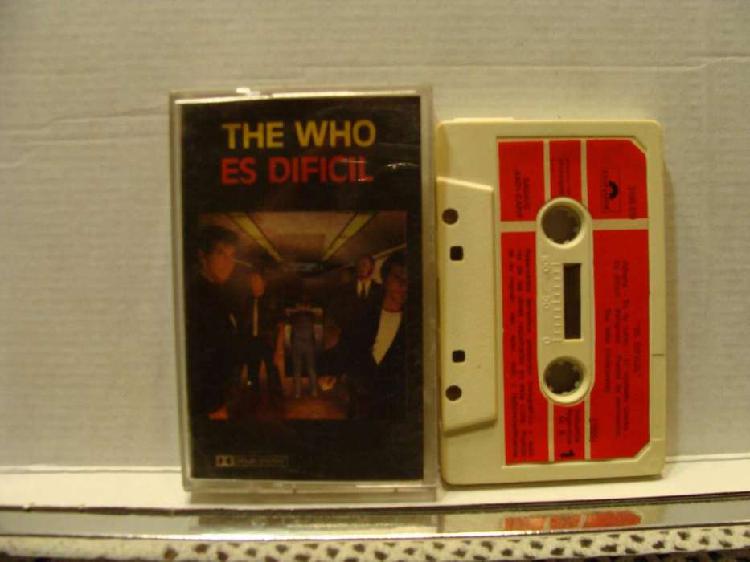 The Who - Es Difícil - Cassette ARG