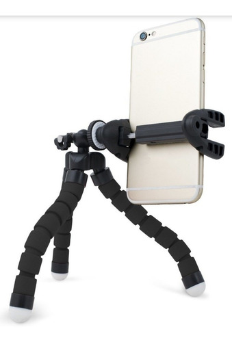 Tripode Araña Flexible Celular + Adaptador Camara Selfie