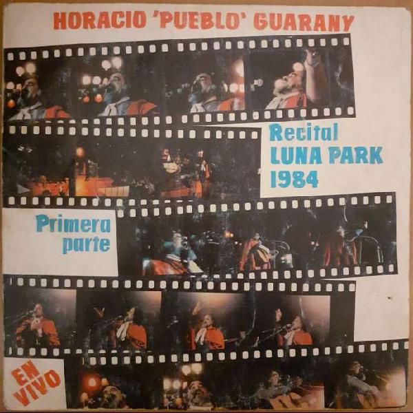 Vinilo: Horacio "pueblo" Guarany Vivo Luna Park año 1984