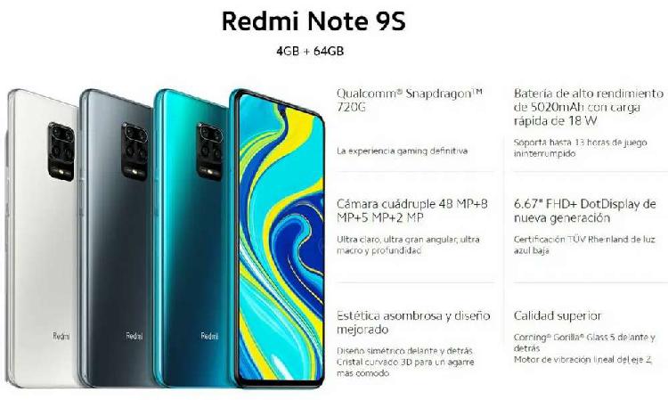 Xiaomi Redmi Note 9s 64gb Original Caja Sellada