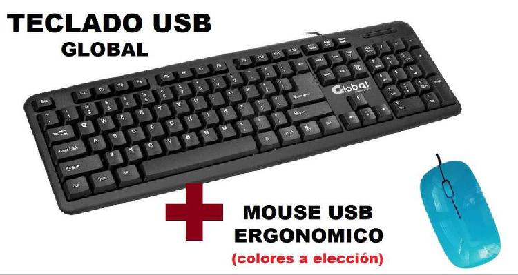 combo mouse y teclado USB