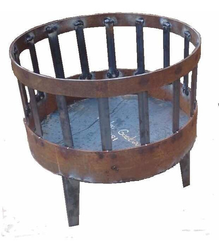 Brasero Fogón Firepit Romano 50 Cm Hogar Deco Jardin