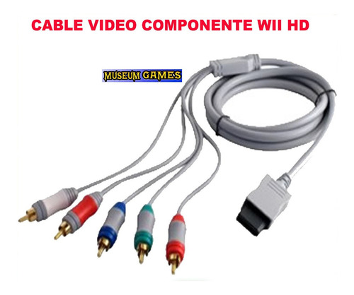 Cable Video Componente Nintendo Wii -local- Mg