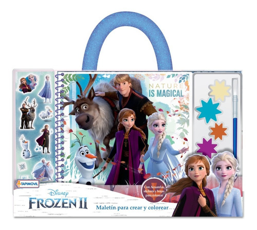 Frozen 2 Anna Elsa Maletin P Crear Colorear Acuarelas Y Mas
