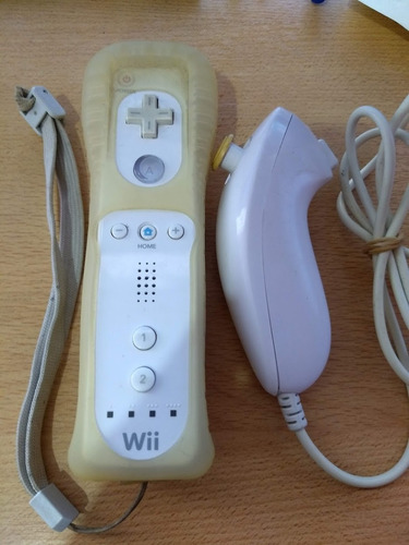 Joystick Nintendo Wii Remote Original + Nunchuck C/ Detalles