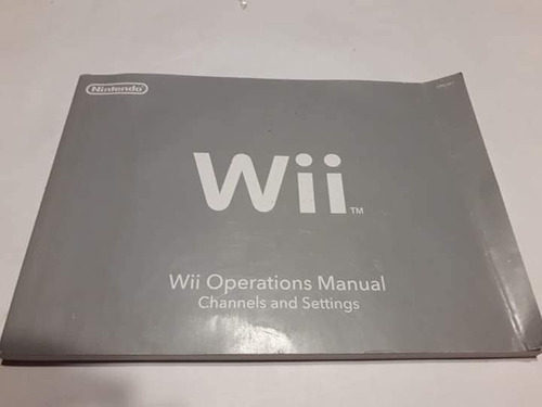 Manual Original Nintendo Wii Cap-fed