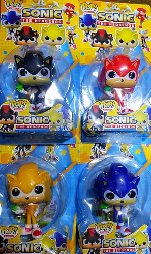 Muñeco Sonic Boom - Personajes En Caja Pop 8cm Vinil