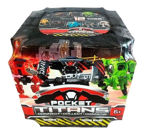Robots De Batalla Pocket Titans Titanes Coleccionables 