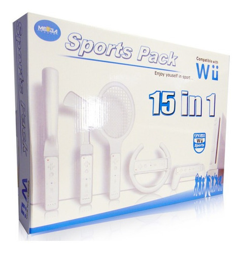 Set Accesorios Deportivos 15 Piezas Para Wii