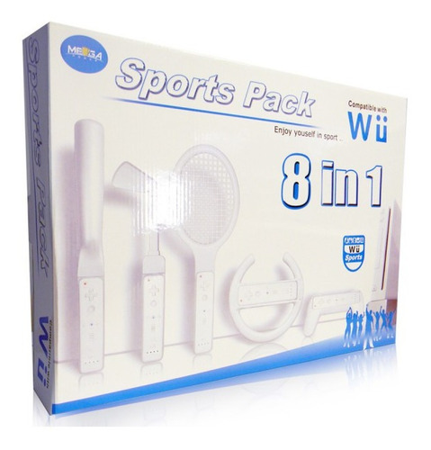 Set De Accesorios Deportivos 8 Piezas Para Wii