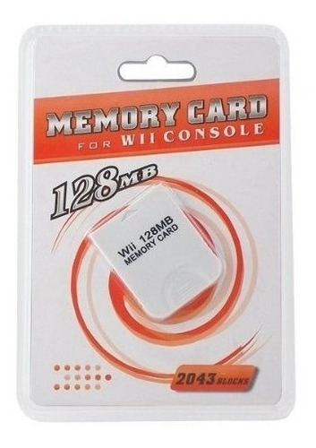 Tarjeta Memoria Memory Card Wii Y Game Cube 128mb Nu/ev-a