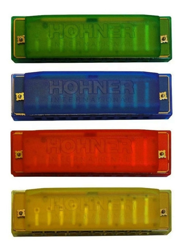 Armonica Hohner Multicolor Blusera Colores Varios