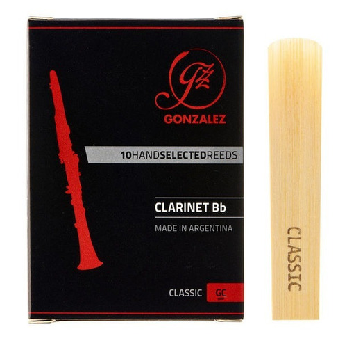 Cañas Gonzalez Para Clarinete Modelo Classic Numero 2.5